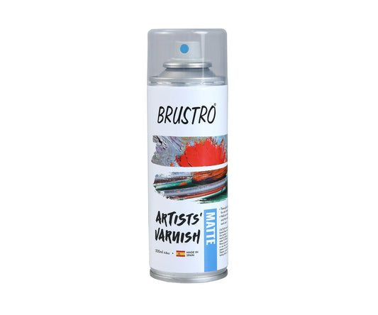 Brustro Artist's Varnish Spray | Matte Finish | 200ML | Perfect Coating on Acrylic Painting, Watercolours, Oil Paints,