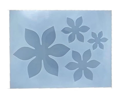 Silicon 3D Flower Resin Mold | DIY Soap, Candle and Coaster Mould 4 in 1
