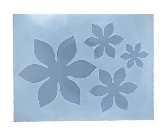 Silicon 3D Flower Resin Mold | DIY Soap, Candle and Coaster Mould 4 in 1