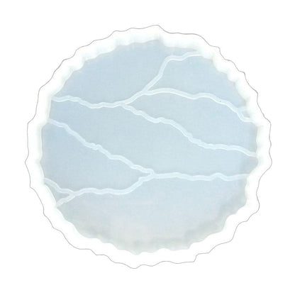4-inch Silicone Resin Mould | Round Cracked Mould