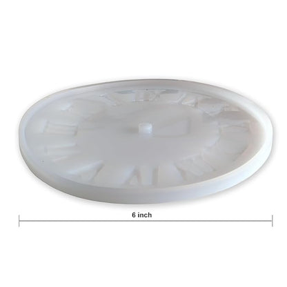 Silicone Mould Clock Face Roman | 6inch | Resin Clock Mould
