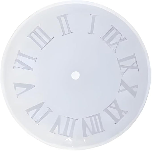 Silicone Mould Clock Face Roman | 6inch | Resin Clock Mould