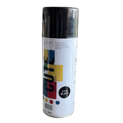 Spray Paint | Black | DIY, Quick Drying with Gloss Finish | 400ml