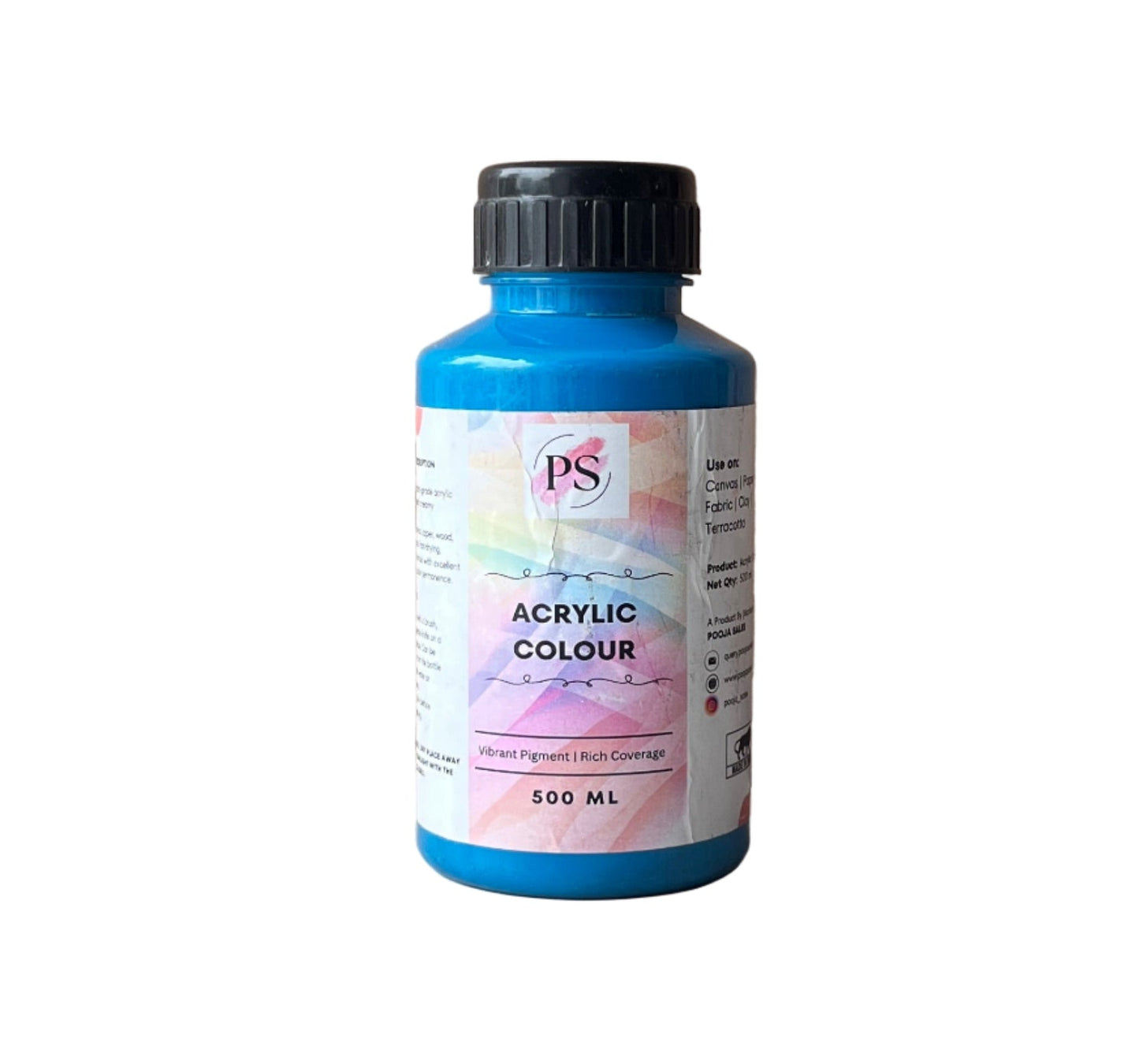 Acrylic Colour | 500ml | Individual Bottle