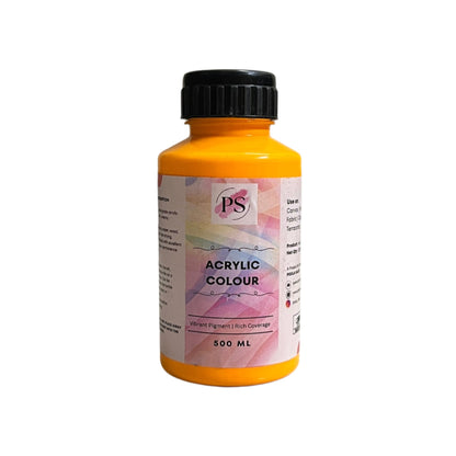 Acrylic Colour | Chrome Yellow | 500ml