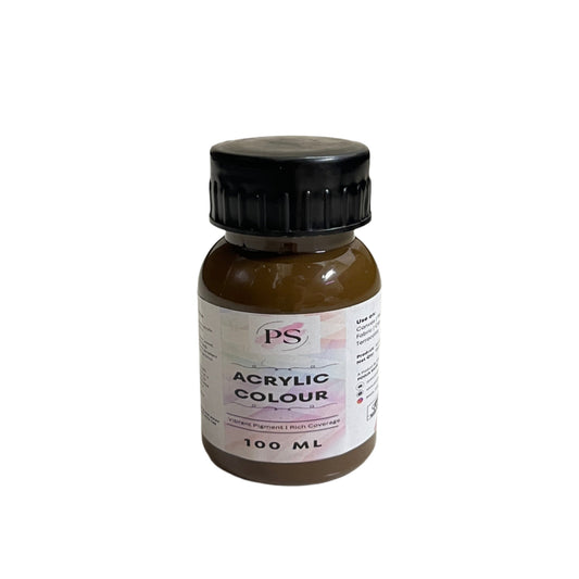 Acrylic Colour | Dark Brown | 100ml