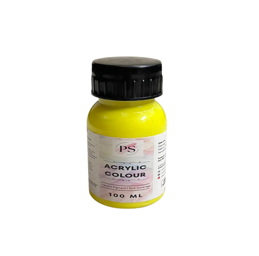 Acrylic Colour | Lemon Yellow | 100ml