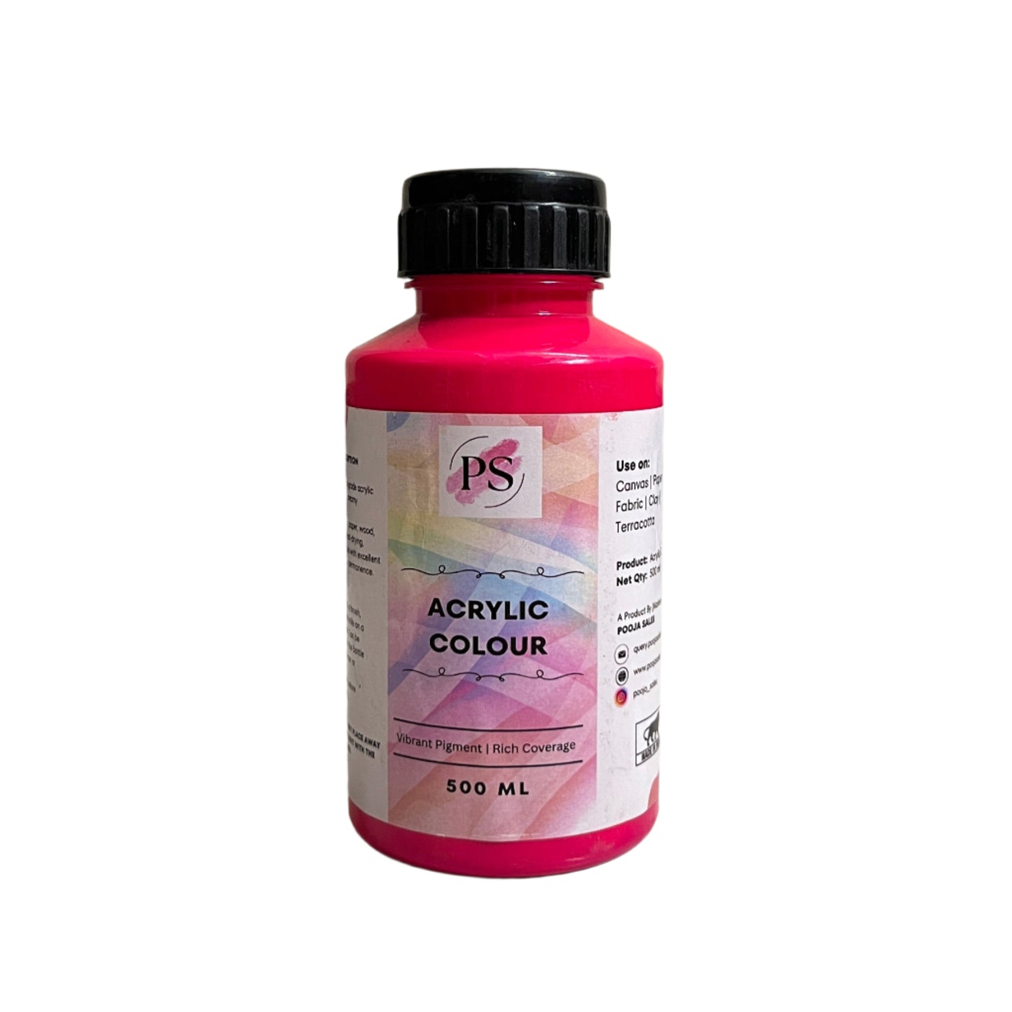 Acrylic Colour | 500ml | Individual Bottle