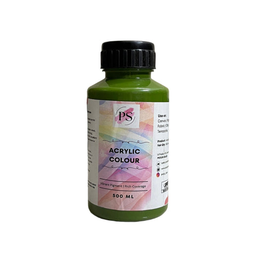 Acrylic Colour | Olive Green | 500ml
