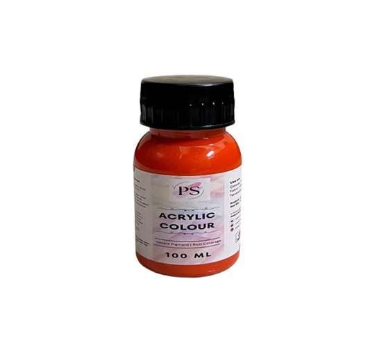 Acrylic Colour | Vermillian | 100ml
