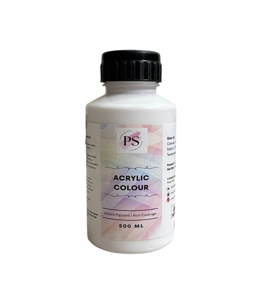 Acrylic Colour | White | 500ml
