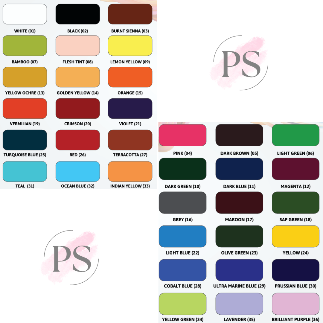 Acrylic Colour | Indian Yellow | 500ml
