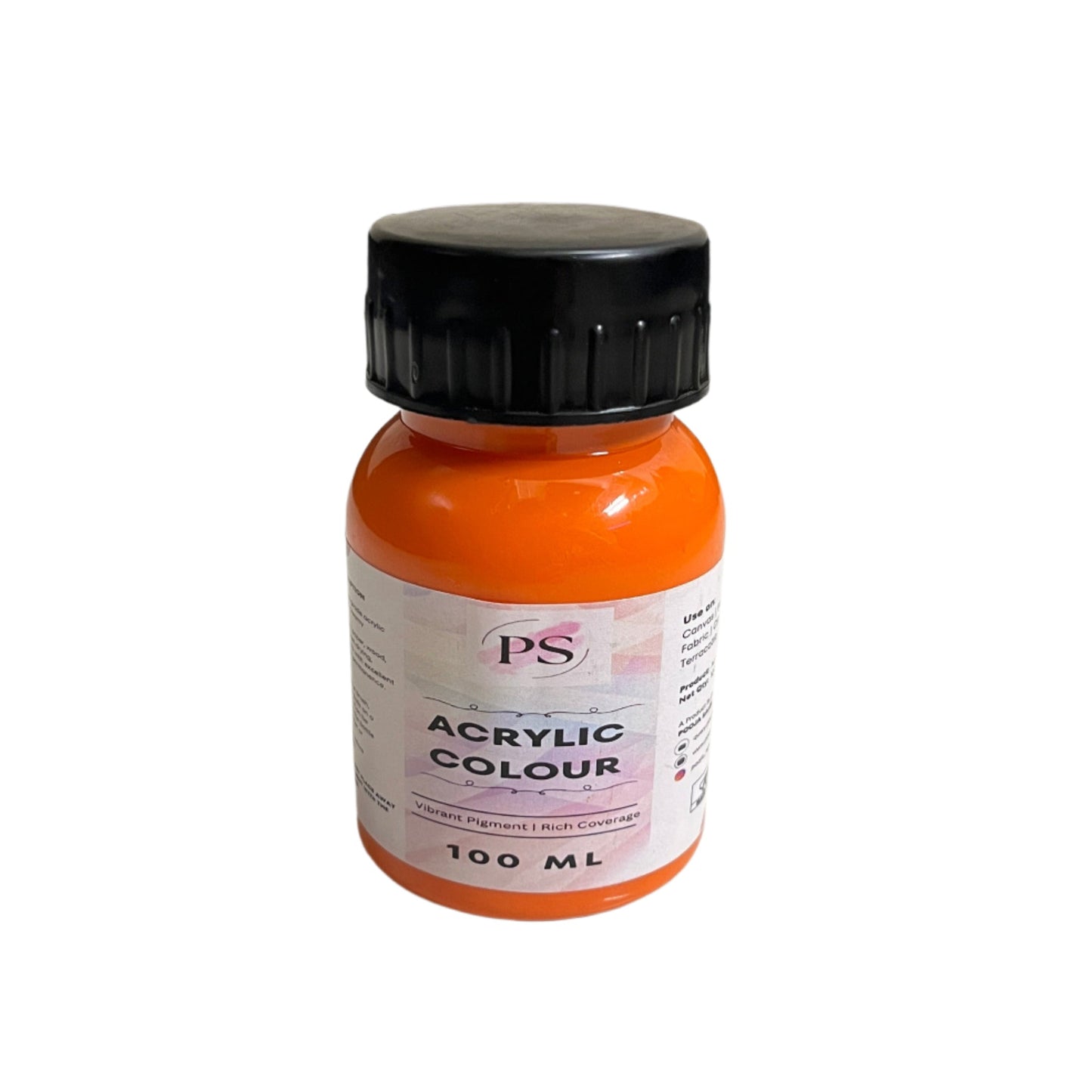 Acrylic Colour | Orange | 100ml