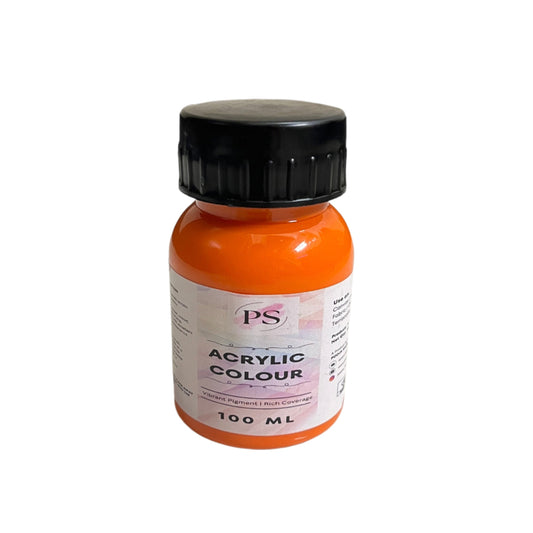 Acrylic Colour | Orange | 100ml