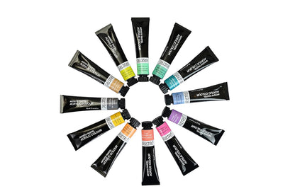 BRUSTRO Artist's Acrylic Pastel Colour | 12 Shades | 12ml