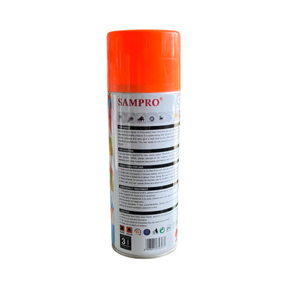 Spray Paint | Fluorescent Orange | DIY, Quick Drying with Gloss Finish | 400ml