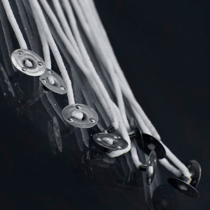 Candle Primed Wicks | 7 Inch |  Pack Of 10 | Candle Making Accessories
