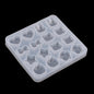 Pendant Silicone Mold | DIY Jewellery Resin Mould | 9.5x9CM | 16pcs