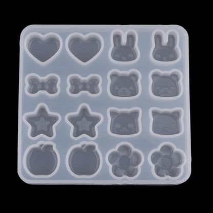Pendant Silicone Mold | DIY Jewellery Resin Mould | 9.5x9CM | 16pcs