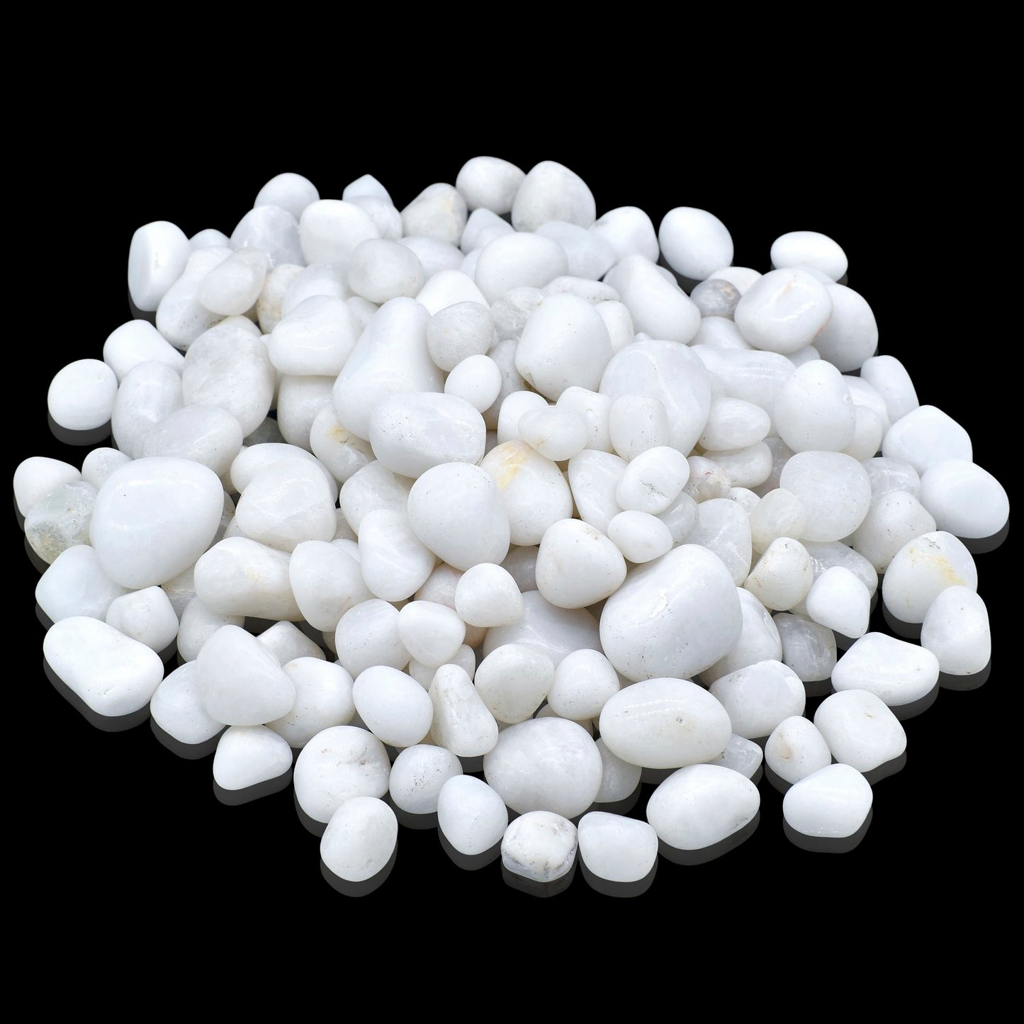 Pebble Stone | Resin Stones |  1 Kg | Milky White