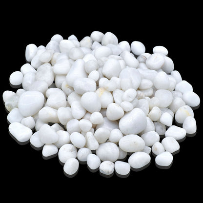 Pebble Stone | Resin Stones |  1 Kg | Milky White