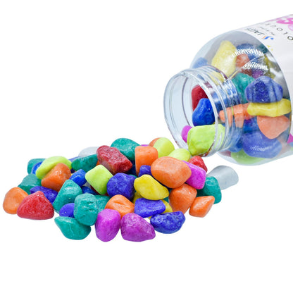 Pebble Stones | Resin Stones | Medium | 1kg | Multi Colour