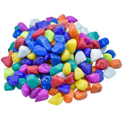 Pebble Stones | Resin Stones | Medium | 1kg | Multi Colour