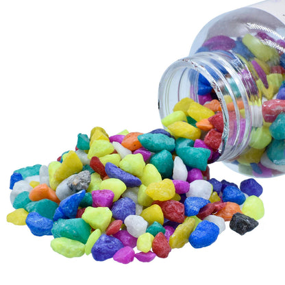 Pebble Stones | Resin Stones | 500Gms Multi Colour