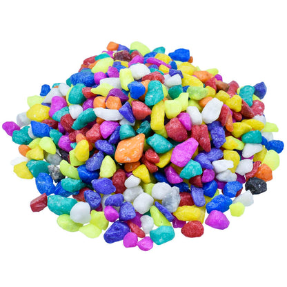 Pebble Stones | Resin Stones | 500Gms Multi Colour