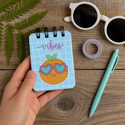 Pocket-Size Notepad Diary | Mini Cute Diary - VIBES