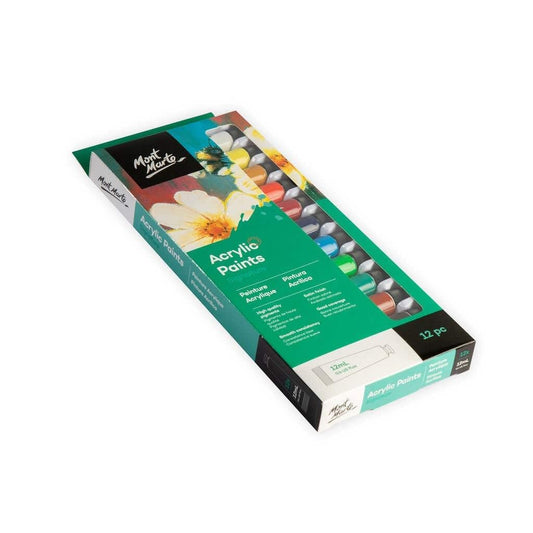 Mont Marte Acrylic Paint Set | 12 Shades