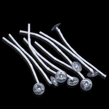 Candle Primed Wicks | 3 Inch |  Pack Of 10 | Candle Making Accessories