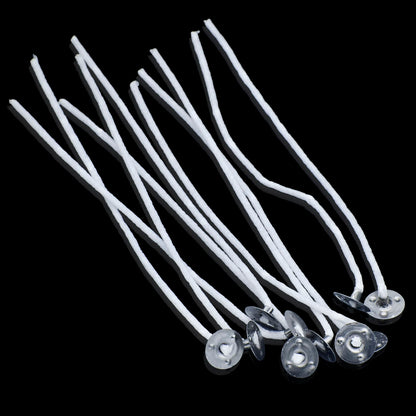 Candle Primed Wicks | 5 Inch |  Pack Of 10 | Candle Making Accessories