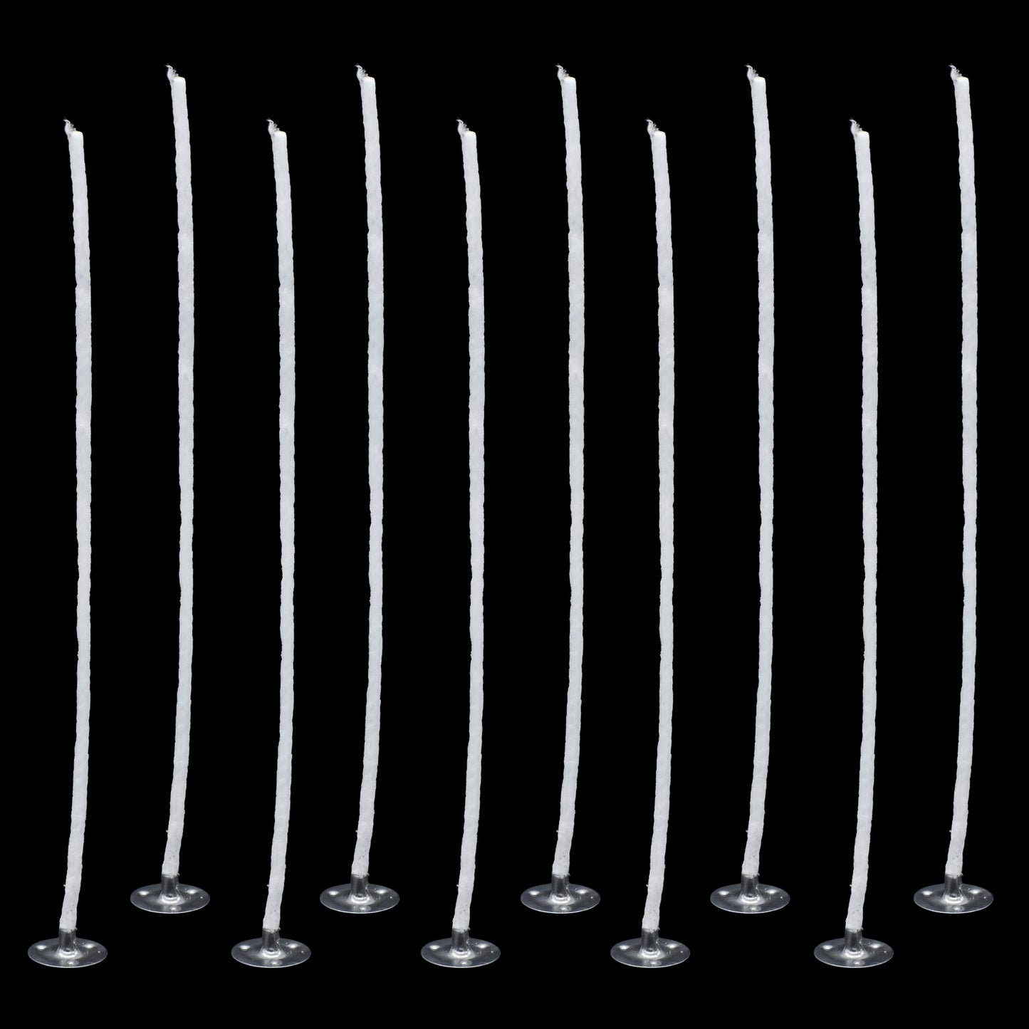 Candle Primed Wicks | 5 Inch |  Pack Of 10 | Candle Making Accessories