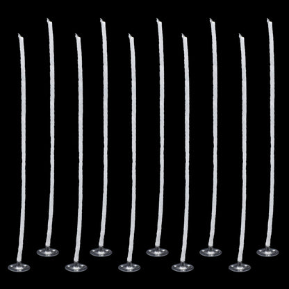 Candle Primed Wicks | 5 Inch |  Pack Of 10 | Candle Making Accessories