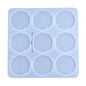 2 Inch Agate Round Silicone Mould for Resin Art | 9 Pc