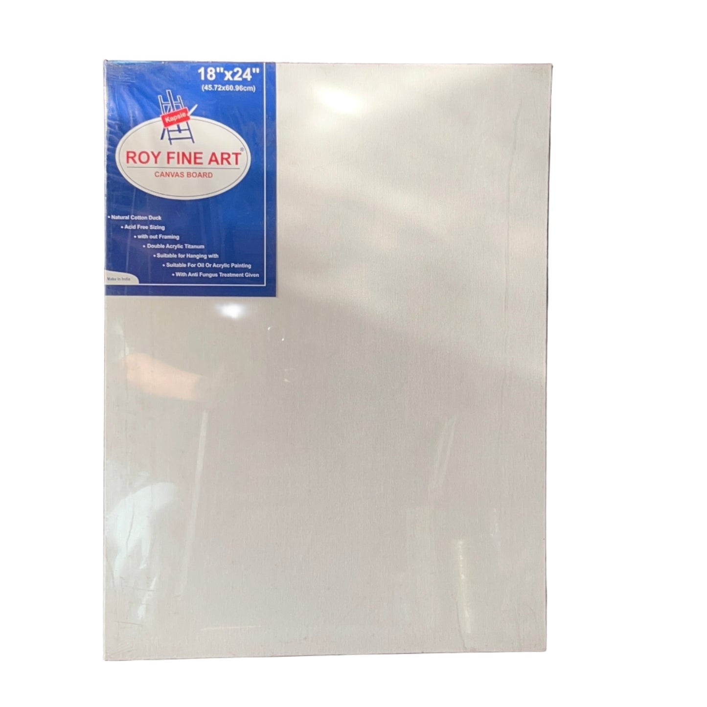 Roy Fine Art Canvas Board | White | Multiple Sizes | Canvas For Painting