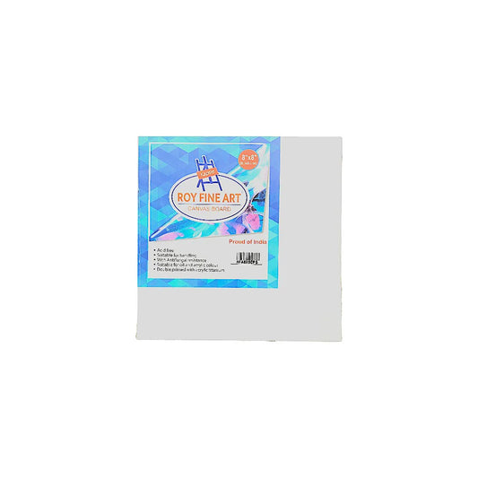 Roy Fine Art Canvas Board | White | Multiple Sizes | Canvas For Painting