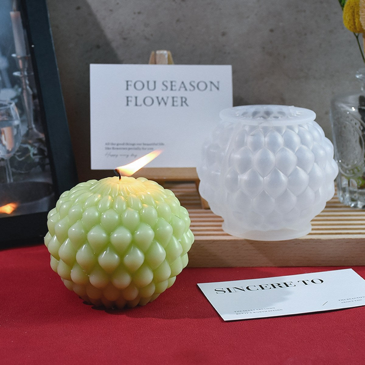 Silicone Mould Big Candle Pot