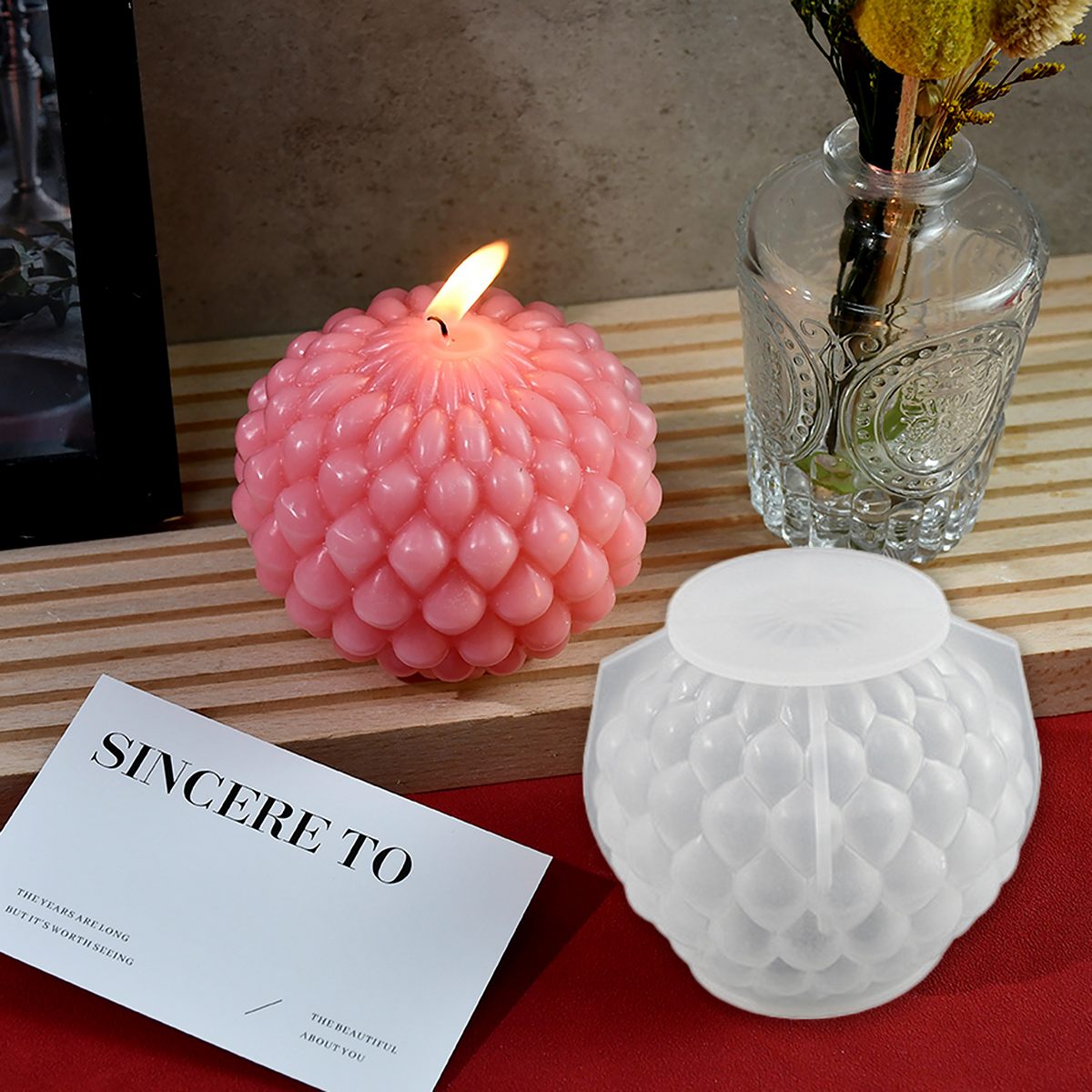 Silicone Mould Big Candle Pot