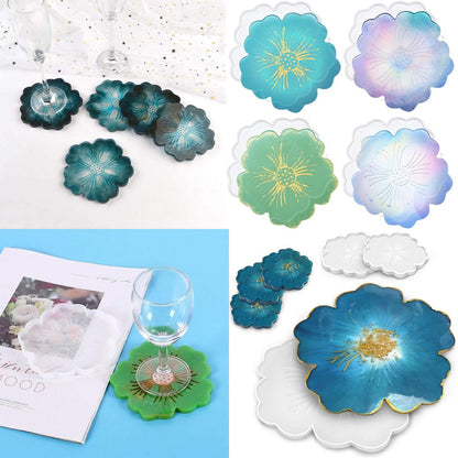 Silicone Mould Open Lotus Tray Design