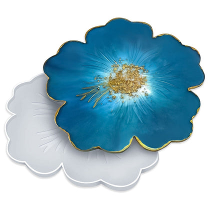 Silicone Mould Open Lotus Tray Design