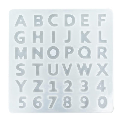 Alphabet and Number Silicone Mould