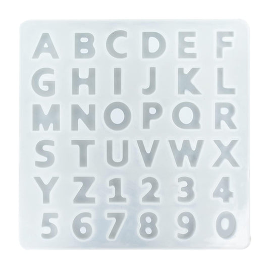 Alphabet and Number Silicone Mould