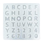Alphabet and Number Silicone Mould